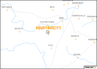 map of Mountain City