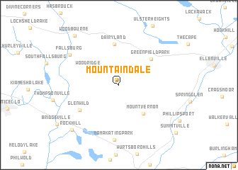 map of Mountain Dale