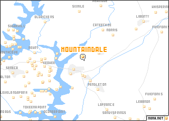 map of Mountaindale