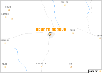 map of Mountain Grove