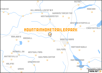 map of Mountain Home Trailer Park