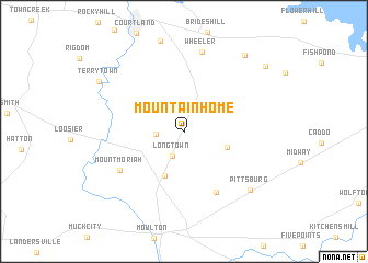 map of Mountain Home