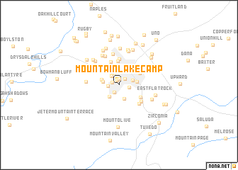 map of Mountain Lake Camp