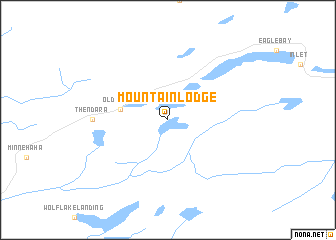 map of Mountain Lodge