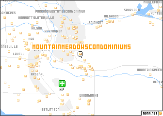 map of Mountain Meadows Condominiums