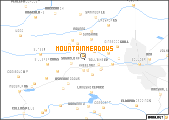 map of Mountain Meadows