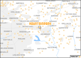 map of Mountain Park