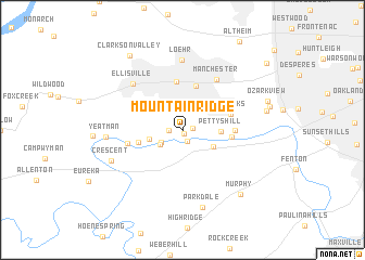 map of Mountain Ridge