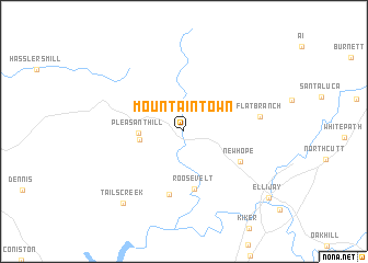 map of Mountaintown