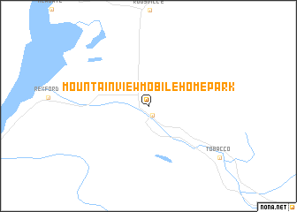map of Mountain View Mobile Home Park