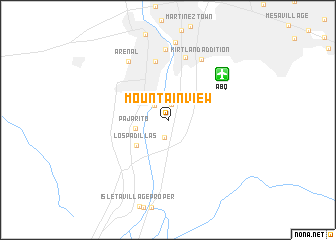 map of Mountainview