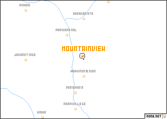 map of Mountain View