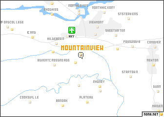 map of Mountain View