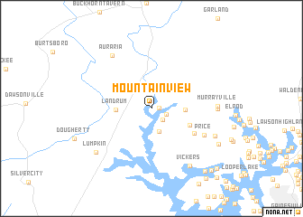 map of Mountain View