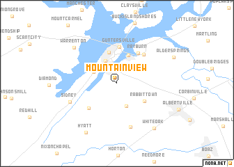 map of Mountain View