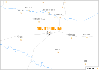 map of Mountain View