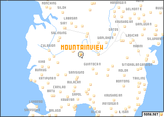 map of Mountain View