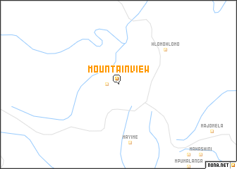 map of Mountain View