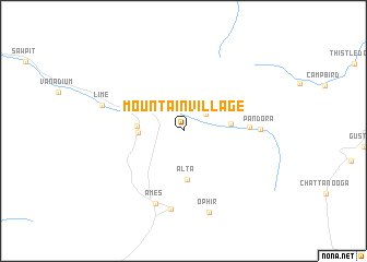 map of Mountain Village