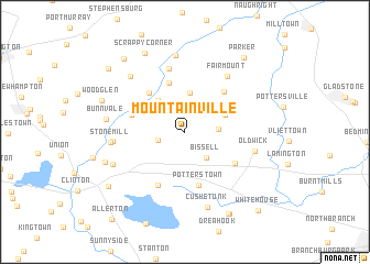 map of Mountainville