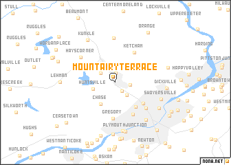 map of Mount Airy Terrace