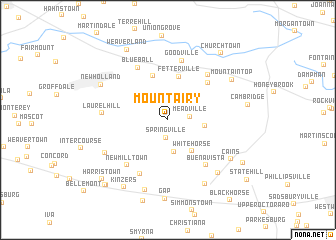 map of Mount Airy