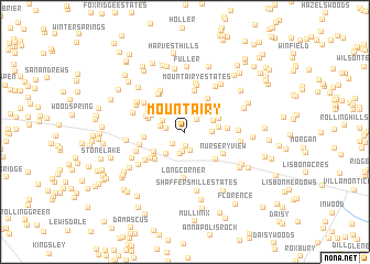 map of Mount Airy