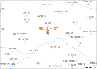 map of Mount Airy