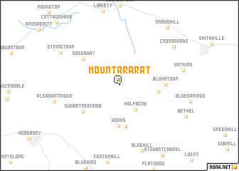 map of Mount Ararat