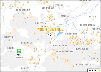 map of Mount Bethel