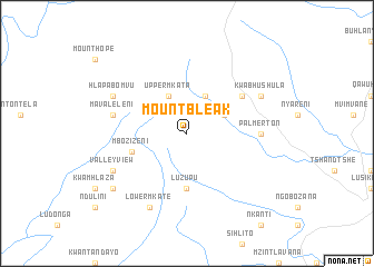 map of Mount Bleak