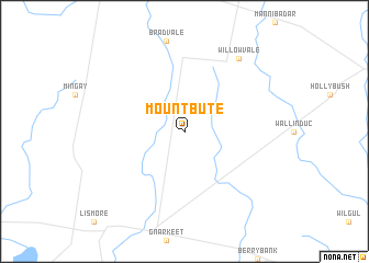 map of Mount Bute