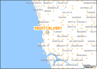 map of Mount Calvary