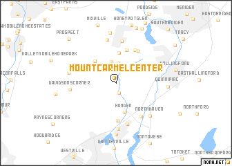 map of Mount Carmel Center