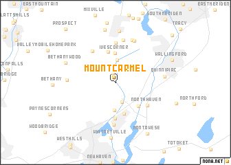 map of Mount Carmel