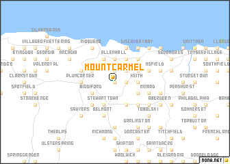 map of Mount Carmel