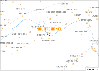map of Mount Carmel