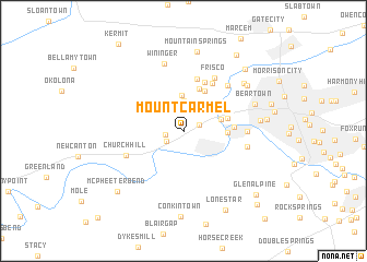map of Mount Carmel