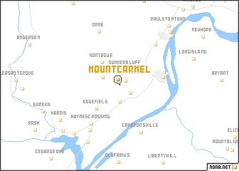 map of Mount Carmel