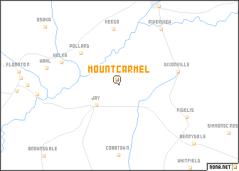 map of Mount Carmel