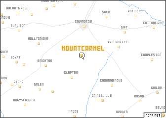 map of Mount Carmel