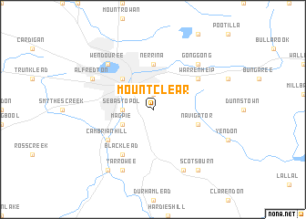 map of Mount Clear