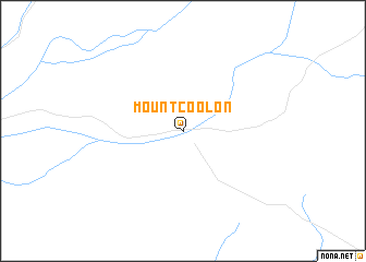 map of Mount Coolon