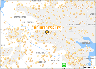 map of Mount DeSales