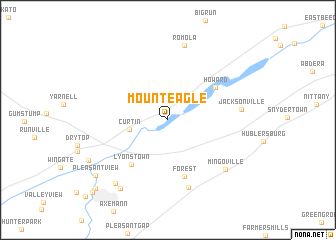 map of Mount Eagle