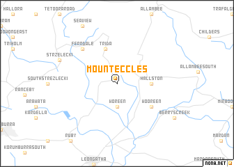 map of Mount Eccles
