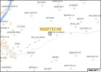 map of Mount Echo