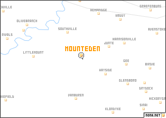 map of Mount Eden