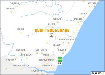 map of Mount Edgecombe