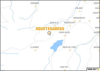 map of Mount Edwards